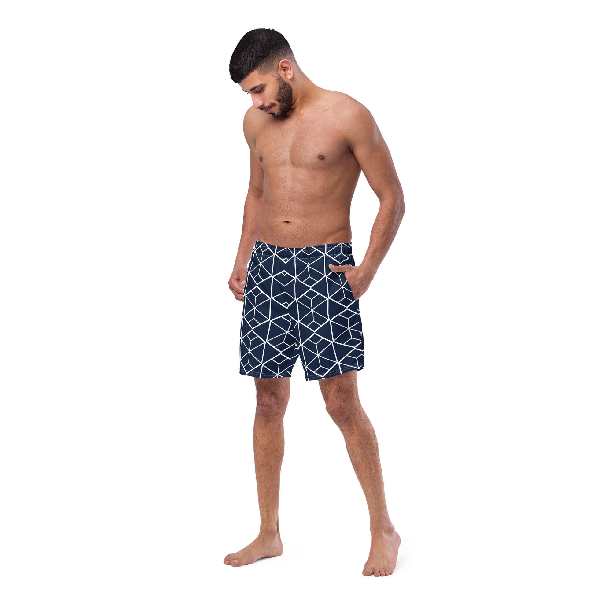 Men's Recycled Swim Trunks-19